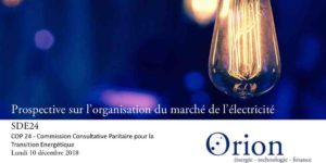 Prospective sur l’organisation du marché de l’électricité